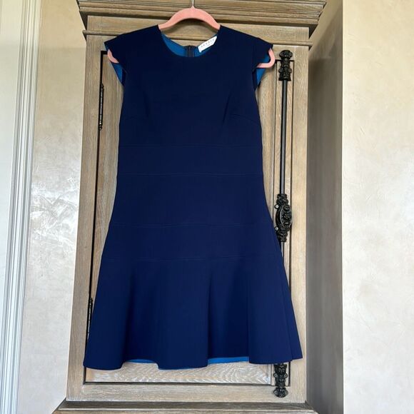 Sandro Paris Remind Blue Dress size 3 - Picture 5 of 14